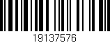 Código de barras (EAN, GTIN, SKU, ISBN): '19137576'