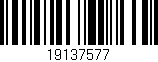 Código de barras (EAN, GTIN, SKU, ISBN): '19137577'