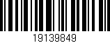 Código de barras (EAN, GTIN, SKU, ISBN): '19139849'