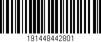 Código de barras (EAN, GTIN, SKU, ISBN): '191448442801'