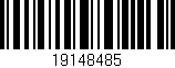 Código de barras (EAN, GTIN, SKU, ISBN): '19148485'