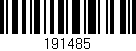 Código de barras (EAN, GTIN, SKU, ISBN): '191485'