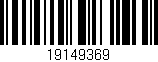 Código de barras (EAN, GTIN, SKU, ISBN): '19149369'