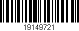 Código de barras (EAN, GTIN, SKU, ISBN): '19149721'
