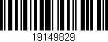 Código de barras (EAN, GTIN, SKU, ISBN): '19149829'