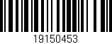 Código de barras (EAN, GTIN, SKU, ISBN): '19150453'