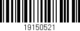 Código de barras (EAN, GTIN, SKU, ISBN): '19150521'