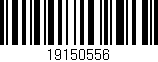 Código de barras (EAN, GTIN, SKU, ISBN): '19150556'