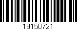 Código de barras (EAN, GTIN, SKU, ISBN): '19150721'