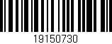 Código de barras (EAN, GTIN, SKU, ISBN): '19150730'