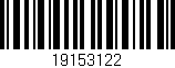 Código de barras (EAN, GTIN, SKU, ISBN): '19153122'