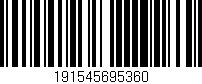 Código de barras (EAN, GTIN, SKU, ISBN): '191545695360'