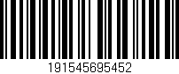 Código de barras (EAN, GTIN, SKU, ISBN): '191545695452'
