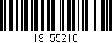 Código de barras (EAN, GTIN, SKU, ISBN): '19155216'