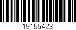 Código de barras (EAN, GTIN, SKU, ISBN): '19155423'