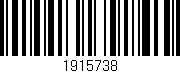 Código de barras (EAN, GTIN, SKU, ISBN): '1915738'