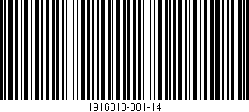 Código de barras (EAN, GTIN, SKU, ISBN): '1916010-001-14'