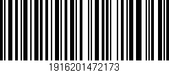 Código de barras (EAN, GTIN, SKU, ISBN): '1916201472173'