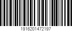 Código de barras (EAN, GTIN, SKU, ISBN): '1916201472197'