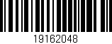 Código de barras (EAN, GTIN, SKU, ISBN): '19162048'