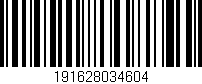 Código de barras (EAN, GTIN, SKU, ISBN): '191628034604'