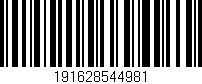 Código de barras (EAN, GTIN, SKU, ISBN): '191628544981'