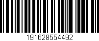 Código de barras (EAN, GTIN, SKU, ISBN): '191628554492'