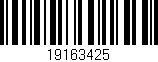 Código de barras (EAN, GTIN, SKU, ISBN): '19163425'