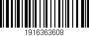 Código de barras (EAN, GTIN, SKU, ISBN): '1916363608'
