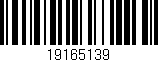 Código de barras (EAN, GTIN, SKU, ISBN): '19165139'