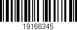 Código de barras (EAN, GTIN, SKU, ISBN): '19166345'