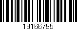 Código de barras (EAN, GTIN, SKU, ISBN): '19166795'