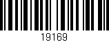 Código de barras (EAN, GTIN, SKU, ISBN): '19169'