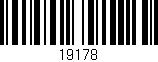 Código de barras (EAN, GTIN, SKU, ISBN): '19178'