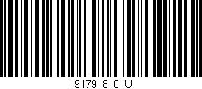 Código de barras (EAN, GTIN, SKU, ISBN): '19179_8_0_U'