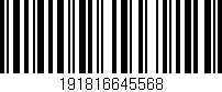 Código de barras (EAN, GTIN, SKU, ISBN): '191816645568'