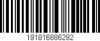 Código de barras (EAN, GTIN, SKU, ISBN): '191816886282'