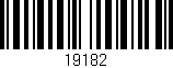Código de barras (EAN, GTIN, SKU, ISBN): '19182'