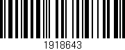 Código de barras (EAN, GTIN, SKU, ISBN): '1918643'