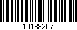Código de barras (EAN, GTIN, SKU, ISBN): '19188267'