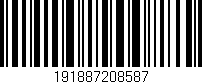 Código de barras (EAN, GTIN, SKU, ISBN): '191887208587'