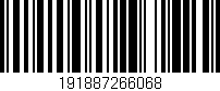 Código de barras (EAN, GTIN, SKU, ISBN): '191887266068'