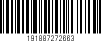 Código de barras (EAN, GTIN, SKU, ISBN): '191887272663'