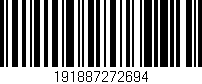 Código de barras (EAN, GTIN, SKU, ISBN): '191887272694'