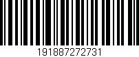 Código de barras (EAN, GTIN, SKU, ISBN): '191887272731'