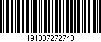 Código de barras (EAN, GTIN, SKU, ISBN): '191887272748'