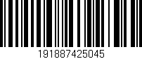 Código de barras (EAN, GTIN, SKU, ISBN): '191887425045'