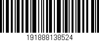 Código de barras (EAN, GTIN, SKU, ISBN): '191888138524'