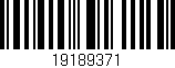 Código de barras (EAN, GTIN, SKU, ISBN): '19189371'