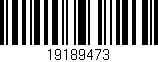 Código de barras (EAN, GTIN, SKU, ISBN): '19189473'
